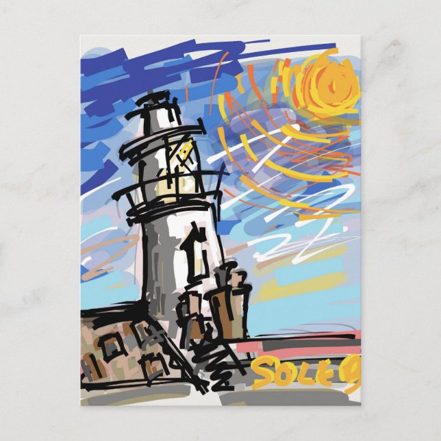 Southwold Lighthouse Postcard (Front)