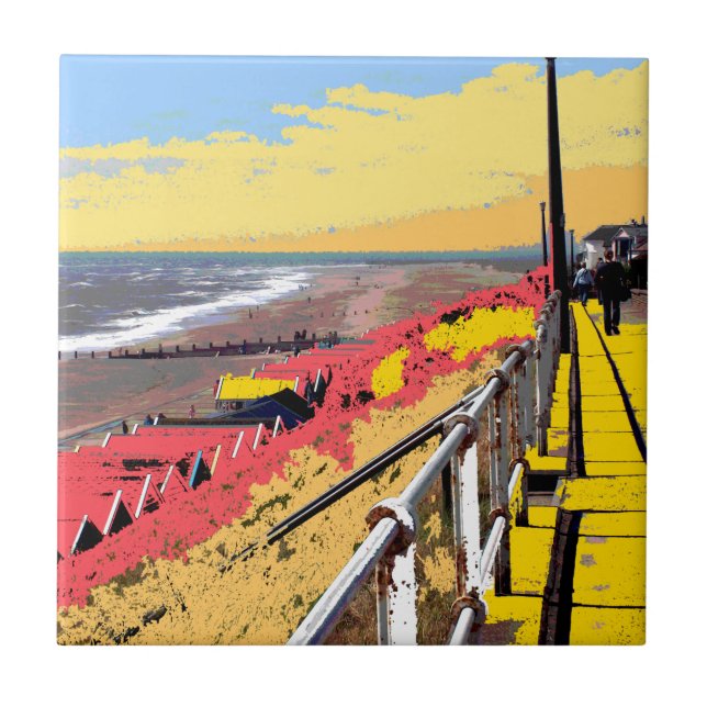 Southwold Promenade Ceramic Tile (Front)