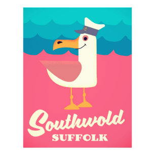 southwold suffolk travel poster