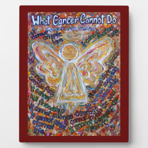 Soutwest Cancer Angel Painting Poem Plaque