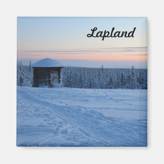 Souvenir Couché de soleil en Laponie Magnet