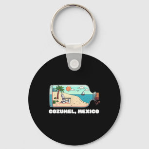 Souvenir From Cozumel Mexico Vacation Travel Men W Key Ring