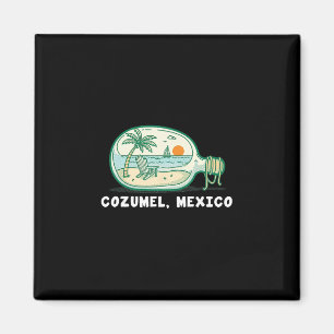 Souvenir From Cozumel Mexico Vacation Travel Men W Magnet