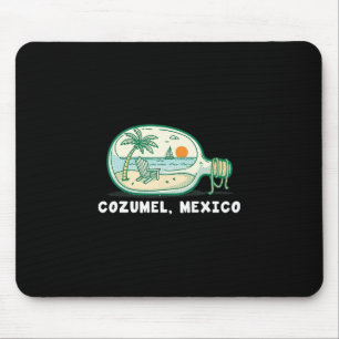 Souvenir From Cozumel Mexico Vacation Travel Men W Mouse Pad