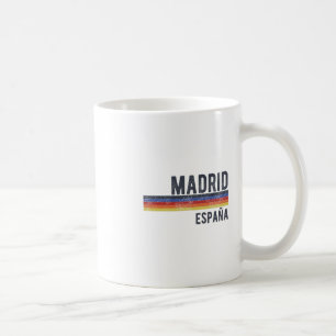 Souvenir From Madrid Spain Skyline Men Women Españ Coffee Mug