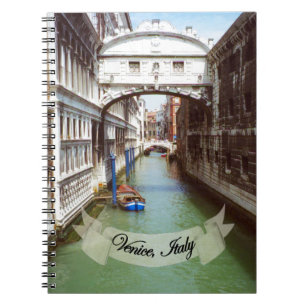 Souvenir from Venice Italy Bridge of Sighs Notebook