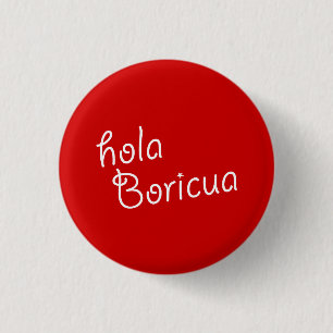 Souvenir: Hola Boricua: Pin