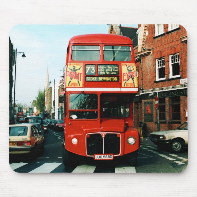 Souvenir London Bus Mouse Pad (Front)