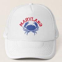 Souvenir Maryland Blue Crab Travel Red White Blue