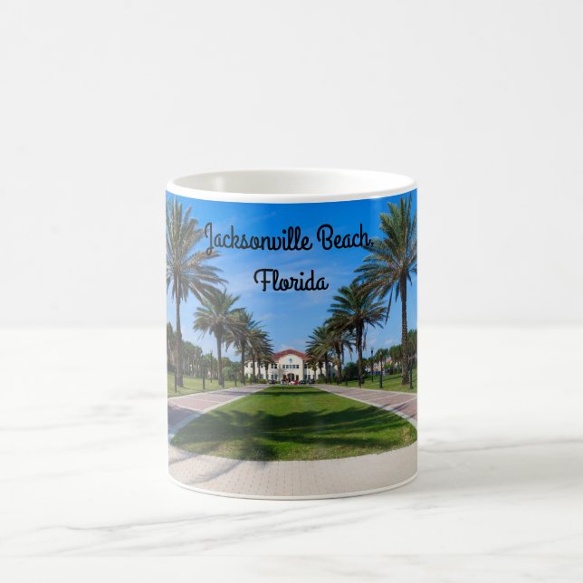 Souvenir mug of Jacksonville Beach, Florida (Center)