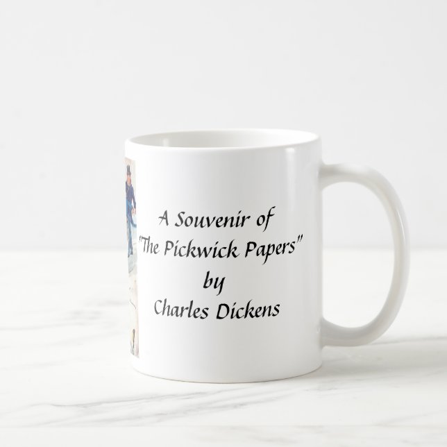 Souvenir Mug - "The Pickwick Papers". (Right)