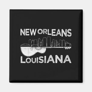 Souvenir New Orleans Guitar Music Louisiana New Or Magnet