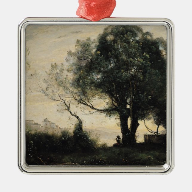 Souvenir of Castel Gandolfo Metal Ornament (Front)