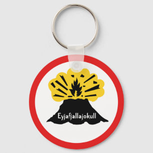Souvenir of Eyjafjallajokull Your Volcano Keyring