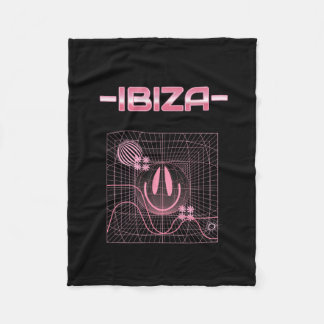 Souvenir Of Ibiza Fleece Blanket