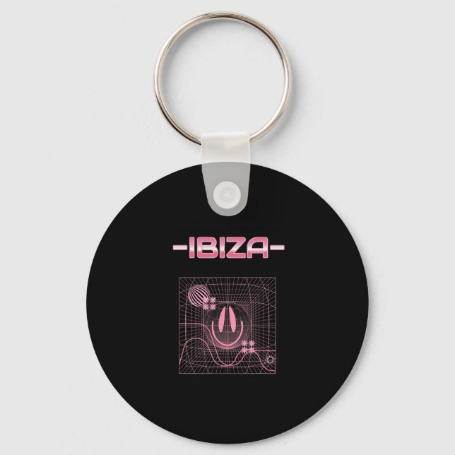 Souvenir Of Ibiza  Key Ring (Front)
