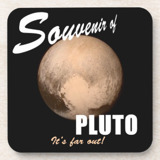 Souvenir of Pluto Throw Pillow Coaster
