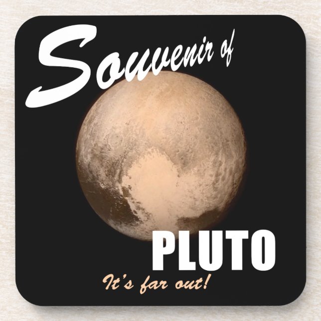Souvenir of Pluto Throw Pillow Coaster (Front)