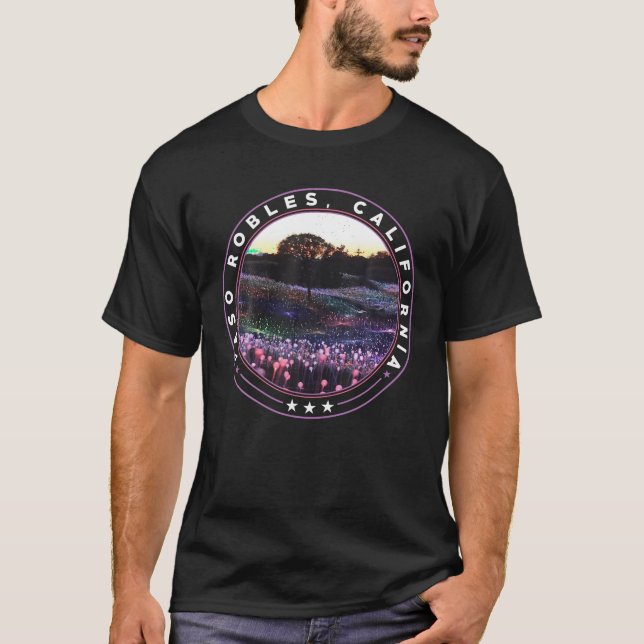 Souvenir Paso Robles California T Shirt (Front)