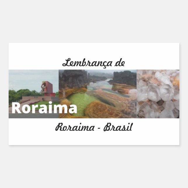 Souvenir sticker from Roraima Brazil (Front)