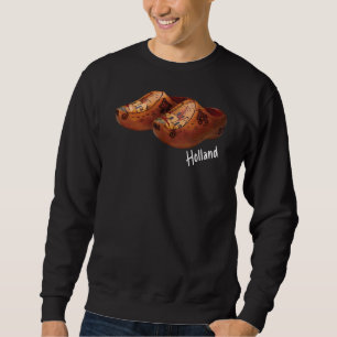 Souvenirs From Netherlands Wooden Clogs Holland So Sweatshirt