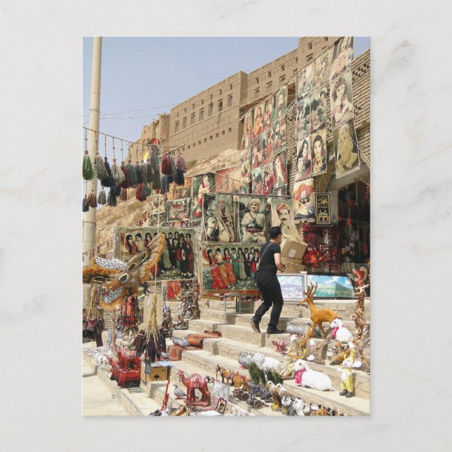 Souvenirs In Erbil, Iraq Postcard (Front)