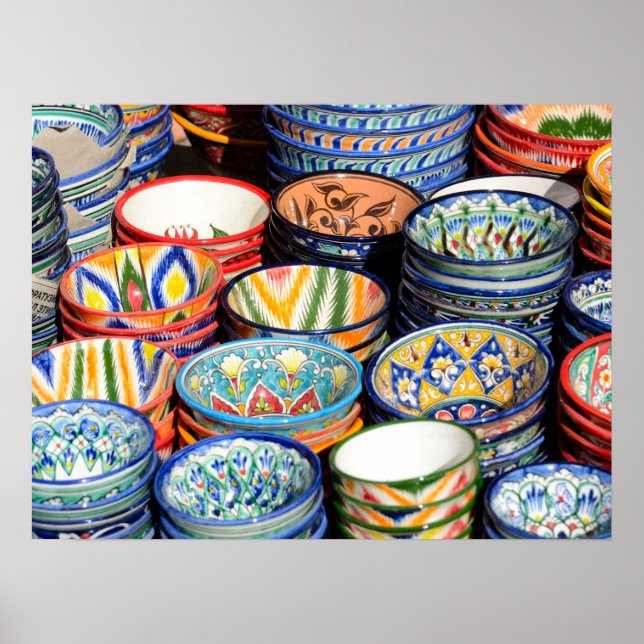 Souvenirs in Uzbekistan Poster (Front)