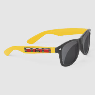 🇰🇪 Sovereign Gaze Black, Red & Green Kenya Sunglasses