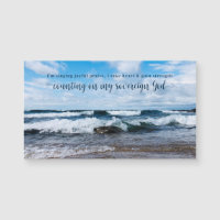 Sovereign God Inspiring Quote Photography Magnet