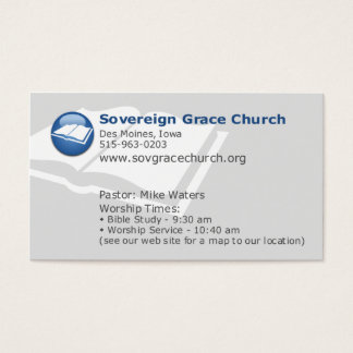 Sovereign Grace Church - For Whom Did Christ Die?