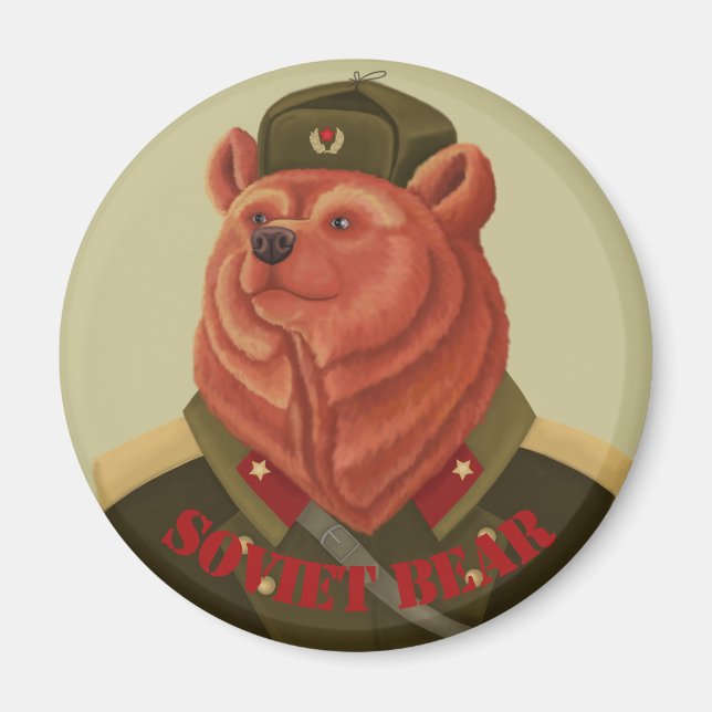 Soviet Bear Magnet (Front)
