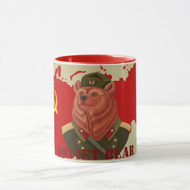 Soviet Bear Mug (Center)