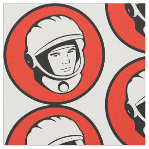 Soviet Cosmonaut Cotton Fabric
