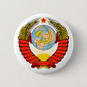 Soviet Emblem 6 Cm Round Badge