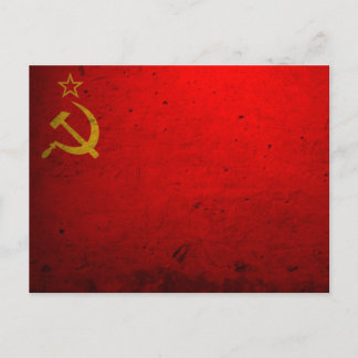 Soviet Flag Postcard