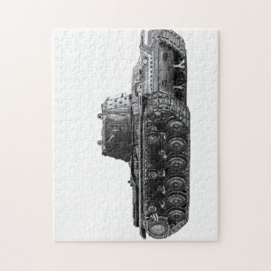 Soviet KV1 tank jigsaw Puzzle