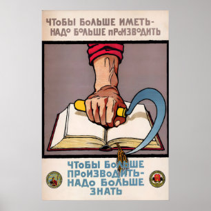 Soviet Literacy Print Soviet Propaganda Books