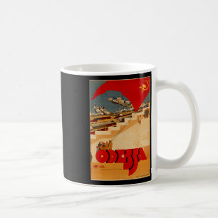 Soviet Odessa Ukraine Cccp Ussr Vintage Poster Coffee Mug
