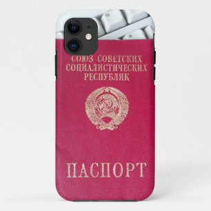 Soviet passport iPhone 11 case