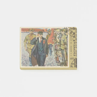 Soviet postage stamp Lenin  on the  Red square Post-it Notes