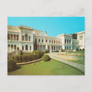 Soviet postcard Yalta. Grand Livadia Palace
