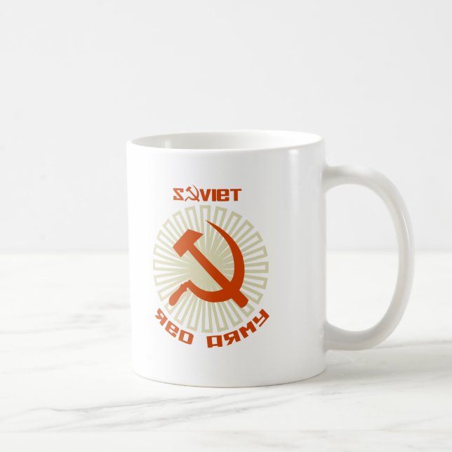 Soviet Red Army Hammer & Sickle 2 Coffee Mug (Right)