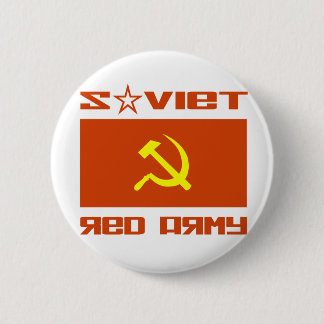 Soviet Red Army Hammer & Sickle 6 Cm Round Badge