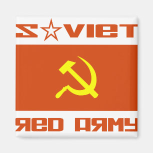 Soviet Red Army Hammer & Sickle Magnet