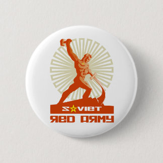 Soviet Red Army Sculpture 6 Cm Round Badge