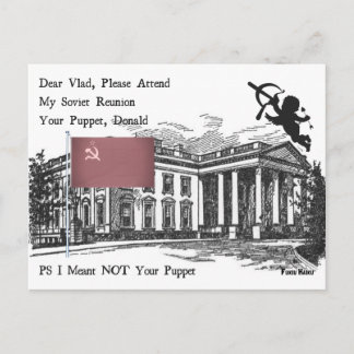 Soviet Reunion Haiku Postcard