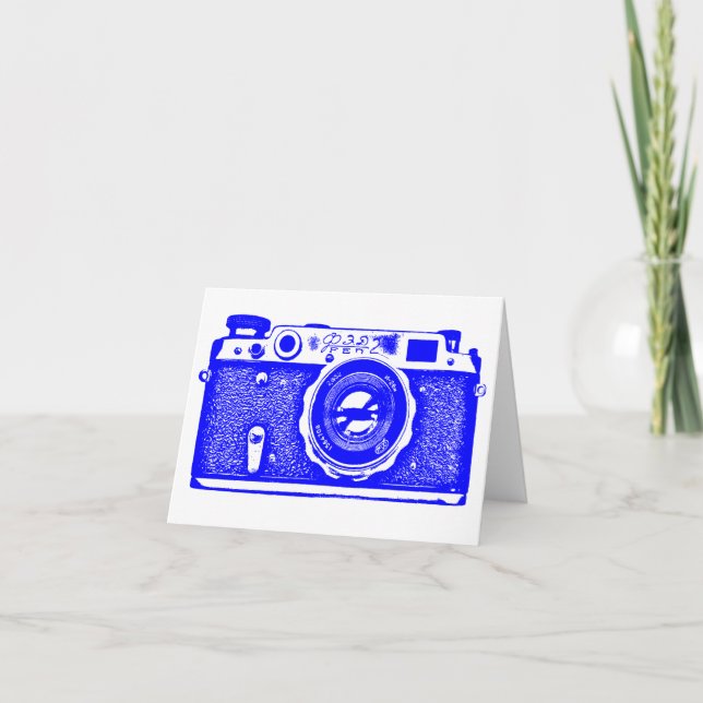 Soviet Russian Camera - Blue Card (Front)