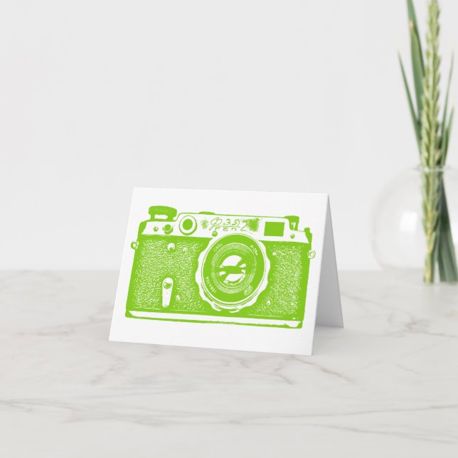 Soviet Russian Camera - Martian Green Card (Front)