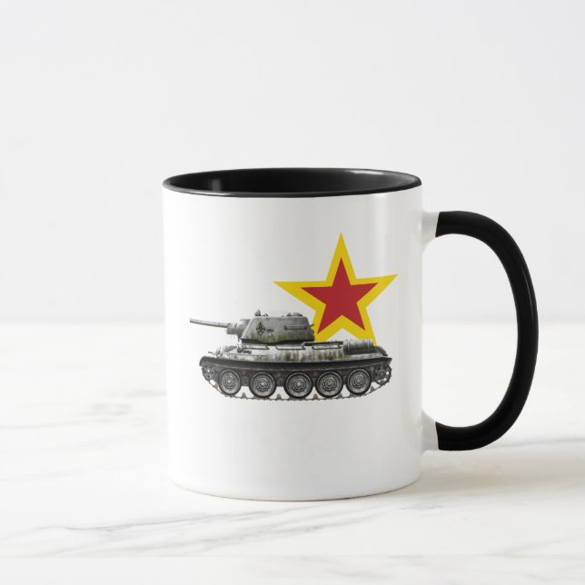Soviet Russian Tank World War 2 Mug (Right)