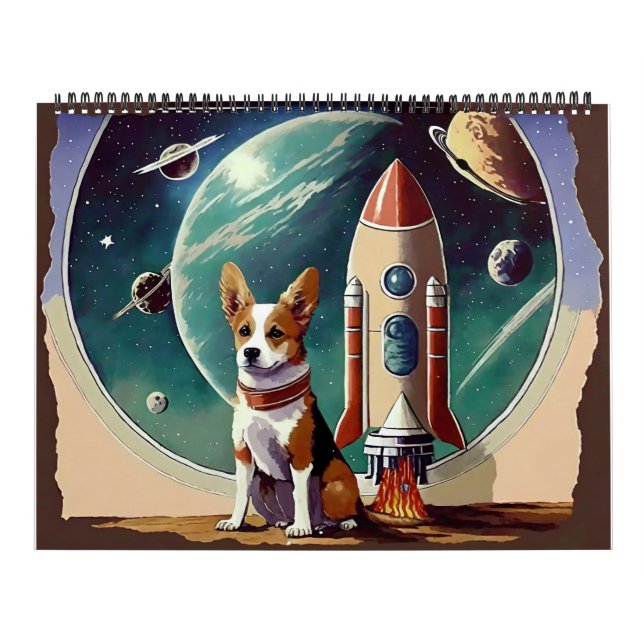 Soviet Space Dog Calendar (Cover)